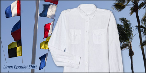 Linen Epaulet Shirt